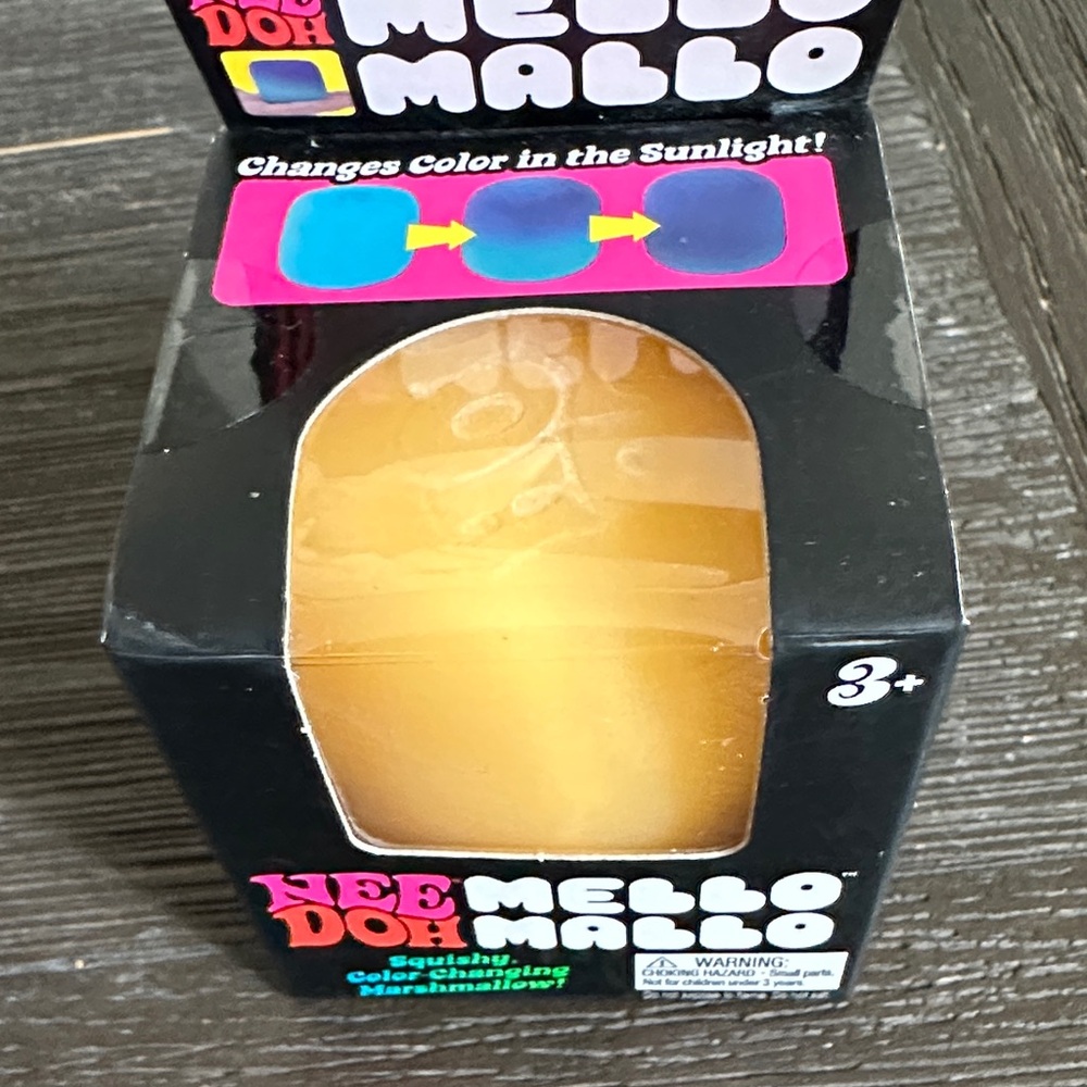 VIRAL 🌪️🐣 NeeDoh Mello Mallo Color-Changing Marshmallow Squishy - Yellow 🐣🚀 - Picture 9 of 11